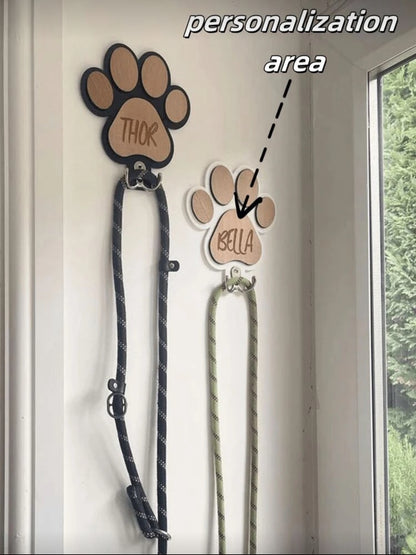 Personalized Leash Hook, Wooden
Wall Hook For Dog Leash